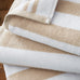 Bianca Reversible Stripe Jacquard 100% Pure Cotton 600gsm Towels