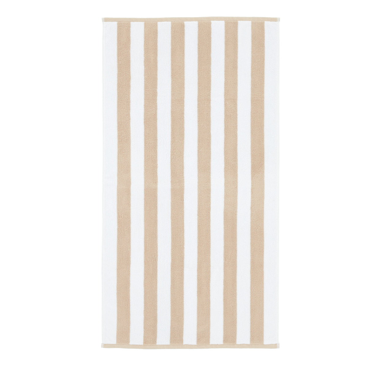 Bianca Reversible Stripe Jacquard 100% Pure Cotton 600gsm Natural Towels