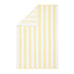 Bianca Reversible Stripe Jacquard 100% Pure Cotton 600gsm Yellow Towels