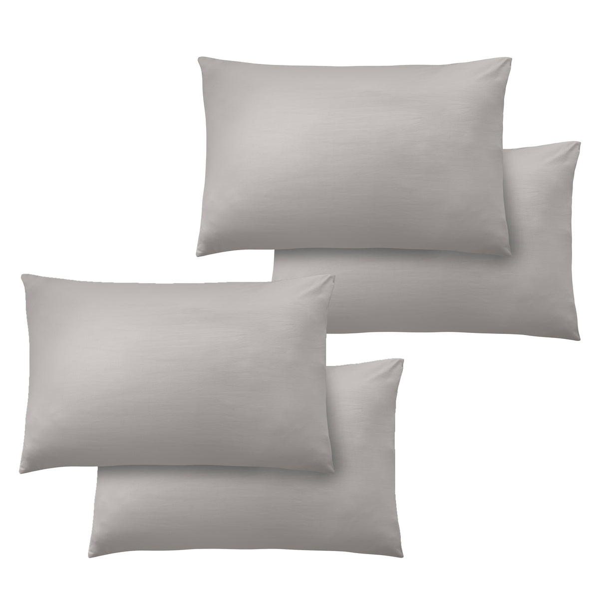 Catherine Lansfield So Soft Non-Iron 100% Polyester Grey Sheets