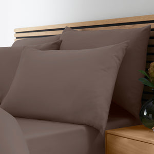 Catherine Lansfield So Soft Non-Iron 100% Polyester Chocolate Sheets