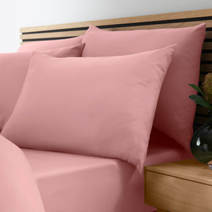 Catherine Lansfield So Soft Non-Iron 100% Polyester Coral Sheets