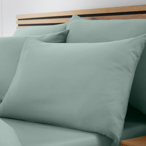 Catherine Lansfield So Soft Non-Iron 100% Polyester Green Sheets