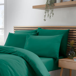 Catherine Lansfield So Soft Non-Iron 100% Polyester Teal Sheets