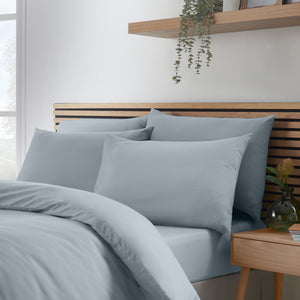 Catherine Lansfield So Soft Non-Iron 100% Polyester Slate Sheets