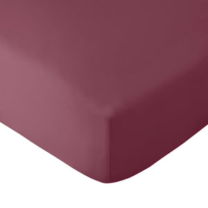 Catherine Lansfield So Soft Non-Iron 100% Polyester Burgundy Sheets