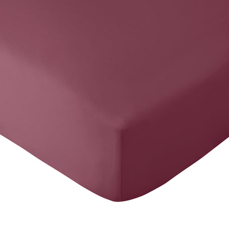Catherine Lansfield So Soft Non-Iron 100% Polyester Burgundy Sheets