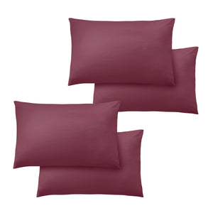Catherine Lansfield So Soft Non-Iron 100% Polyester Burgundy Sheets