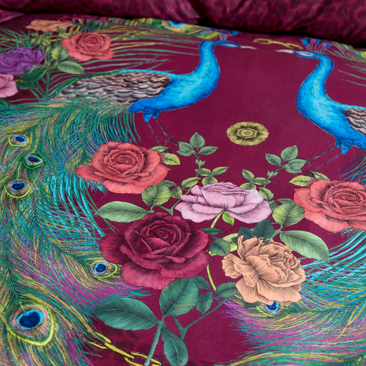 Matthew Williamson Xanadu Plum Duvet Set