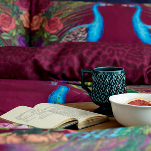 Matthew Williamson Xanadu Plum Duvet Set