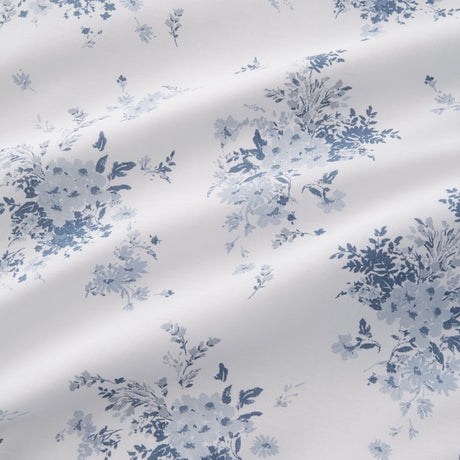 Catherine Lansfield Lucie Floral Blue Duvet Set