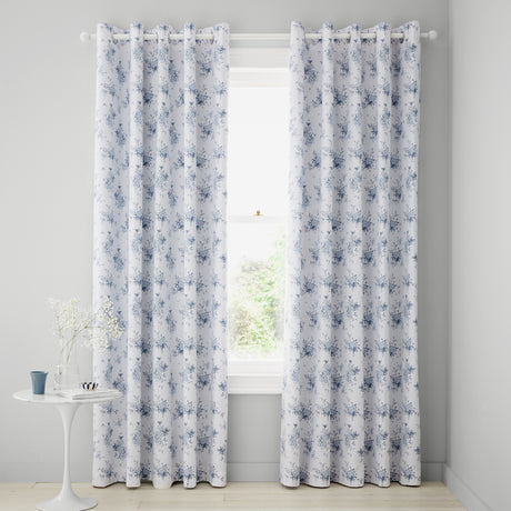 Catherine Lansfield Lucie Floral Blue Duvet Set