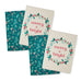 Catherine Lansfield Christmas Holly & Mistletoe Green Tablewear