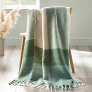 Catherine Lansfield Faux Mohair Check 130cm x 170cm Throws