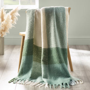 Catherine Lansfield Faux Mohair Check 130cm x 170cm Throws