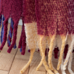 Catherine Lansfield Faux Mohair Check 130cm x 170cm Throws