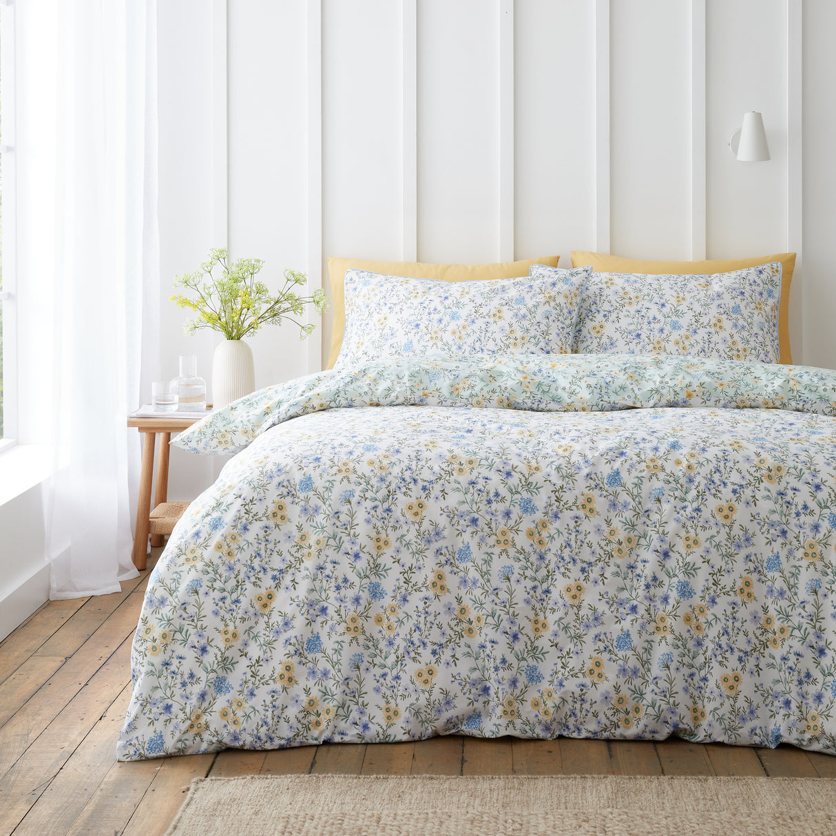 Bianca Ditsy Floral Green Duvet Set