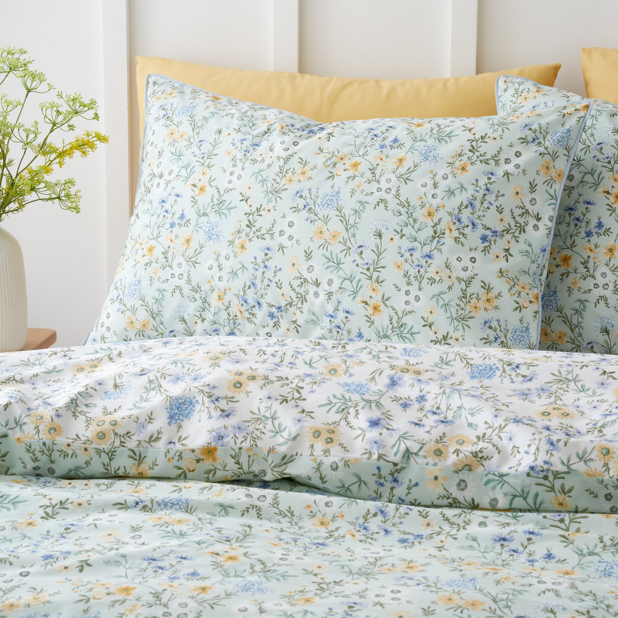 Bianca Ditsy Floral Green Duvet Set