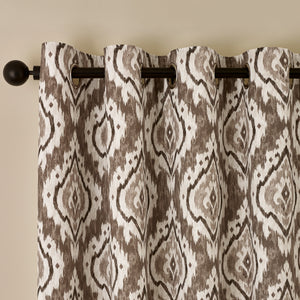 Pineapple Elephant Suri Eyelet Lined Curtains