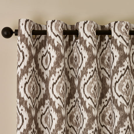 Pineapple Elephant Suri Eyelet Lined Curtains