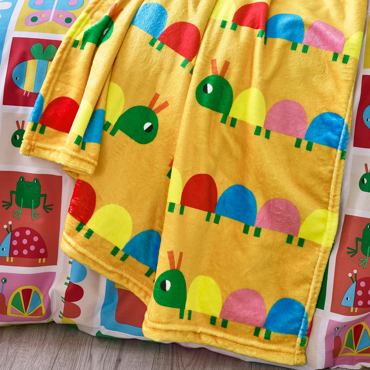 Catherine Lansfield Kids Curious Caterpillar Bright Duvet Set