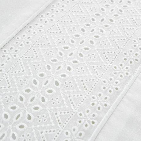 Catherine Lansfield Broderie Anglaise Duvet Set