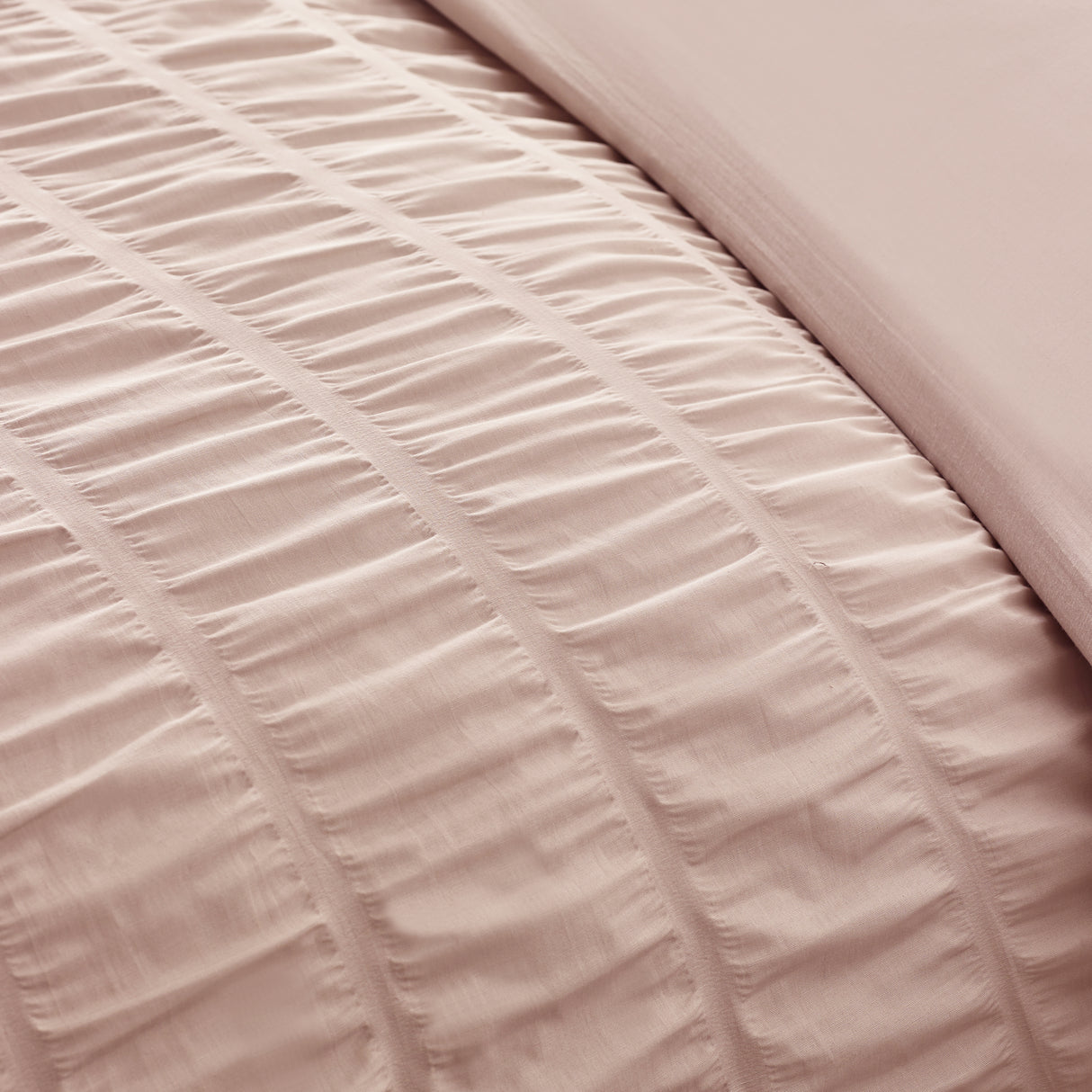 Catherine Lansfield Seersucker Frill Duvet Set