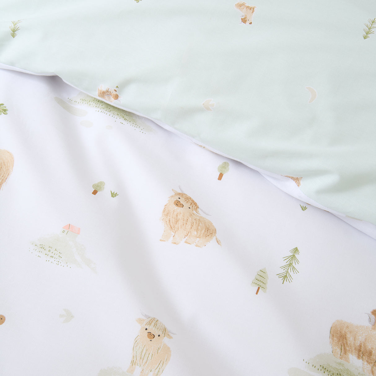 Bianca Kids Mini Moo White Duvet Set