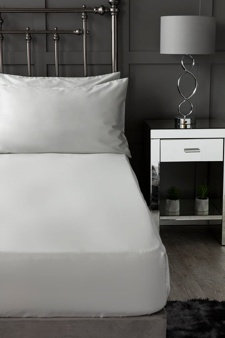 Belledorm 600 Thread Count Pure Egyptian Cotton Sateen Platinum Sheets