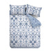 Catherine Lansfield Zoukara Blue Duvet Set