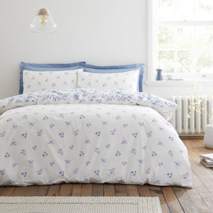 Bianca Thea Floral Blue Duvet Set