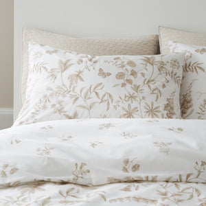 Bianca Fine Linens Thea Floral Natural Duvet Set