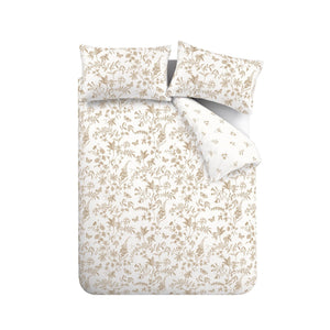 Bianca Fine Linens Thea Floral Natural Duvet Set
