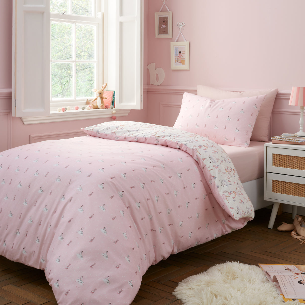 Belle & Boo Ballerina Pink Duvet Set