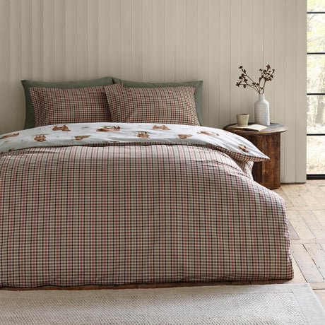 Catherine Lansfield Angus Highland Cow Natural Duvet Set