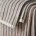 Catherine Lansfield Rice Weave Stripe 100% Cotton 500gsm Grey Towels