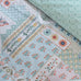 Catherine Lansfield Folk Patchwork Green Duvet Set