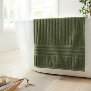 Bianca Hotel 100% Pure Cotton 600gsm Olive Green Towels