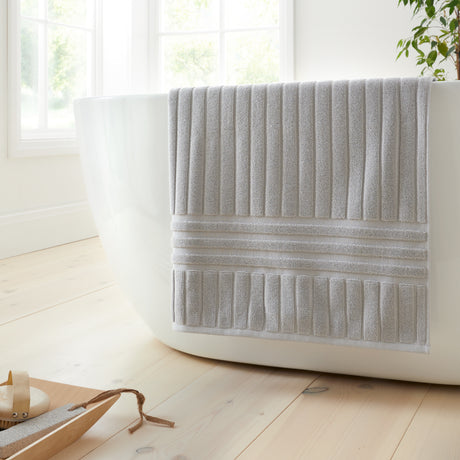 Bianca Hotel 100% Pure Cotton 600gsm Silver Towels