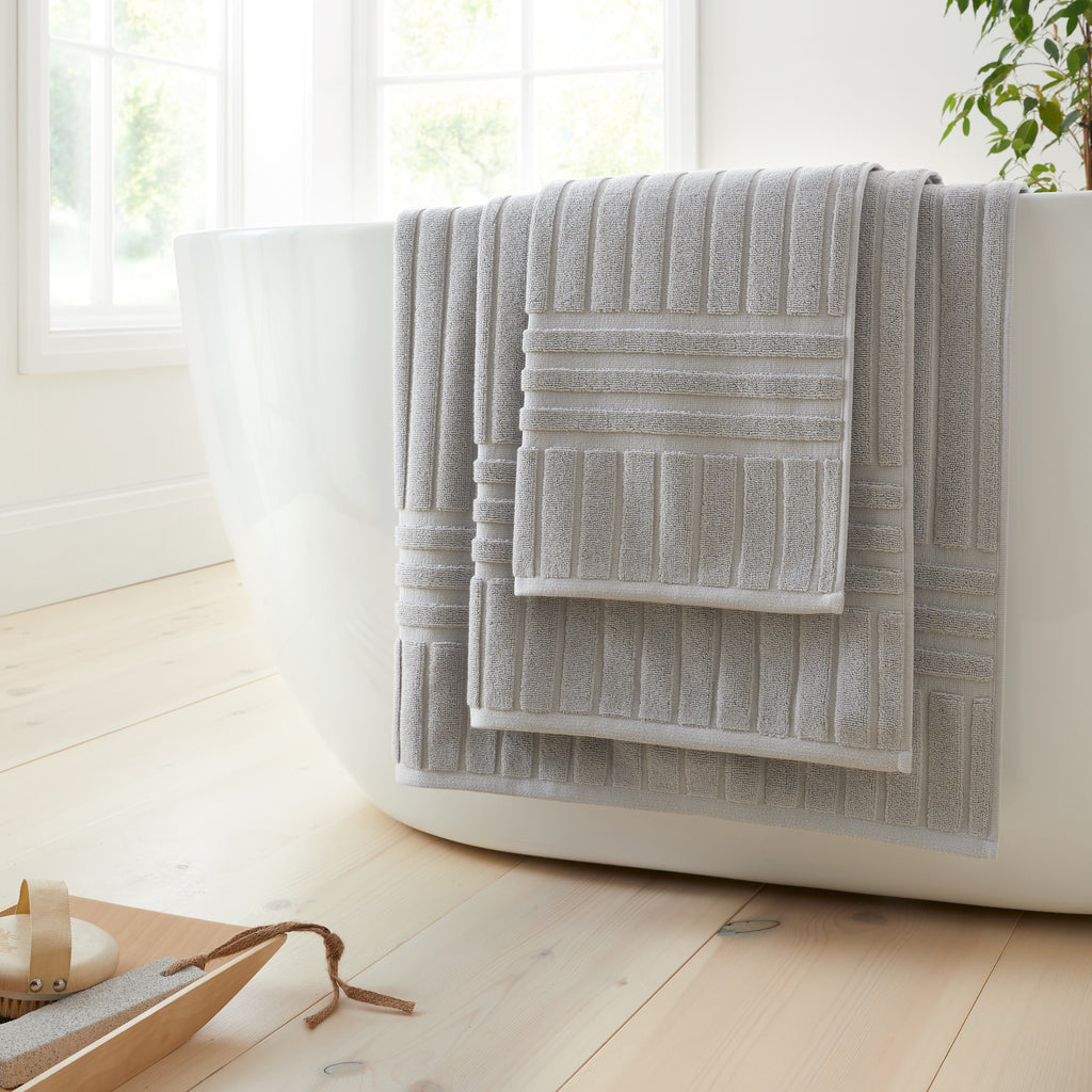 Bianca Hotel 100% Pure Cotton 600gsm Silver Towels