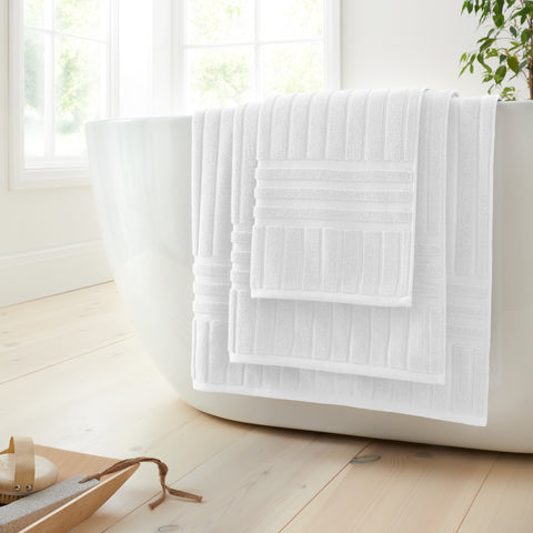 Bianca Hotel 100% Pure Cotton 600gsm White Towels