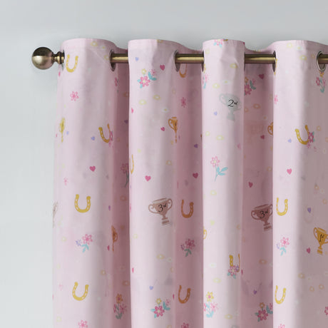 Catherine Lansfield Kids Happy Horses Cream/Pink Duvet Set
