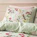 Royal Horticultural Society Birds in Bloom Green Duvet Set