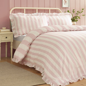 Catherine Lansfield Seersucker Frill Stripe