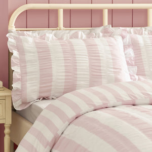 Catherine Lansfield Seersucker Frill Stripe