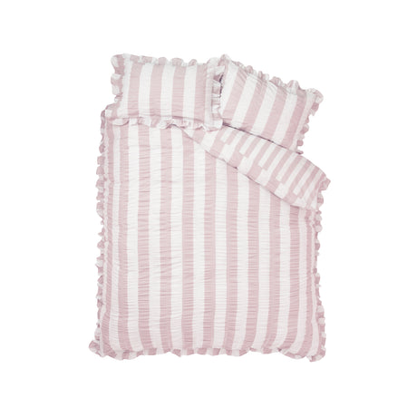 Catherine Lansfield Seersucker Frill Stripe
