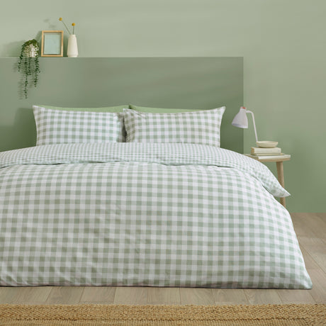 Catherine Lansfield Bamford Gingham Check Duvet Set