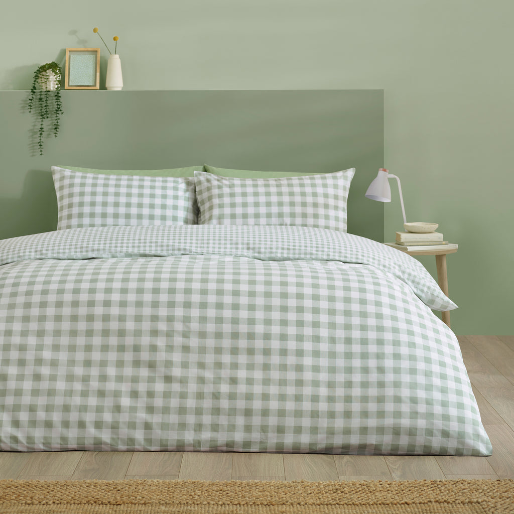 Catherine Lansfield Bamford Gingham Check Duvet Set