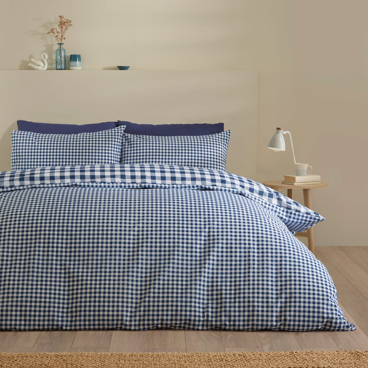 Catherine Lansfield Bamford Gingham Check Duvet Set