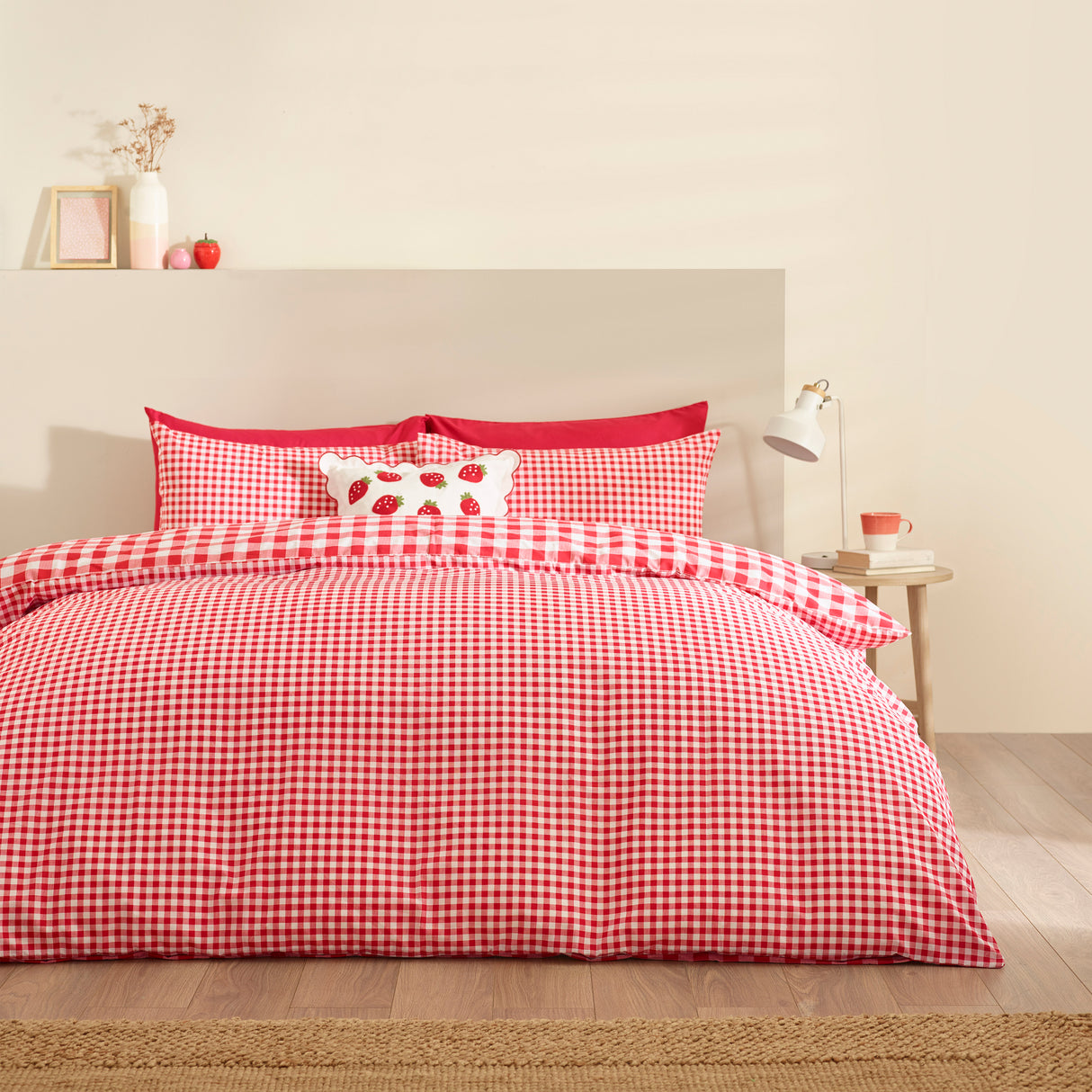 Catherine Lansfield Bamford Gingham Check Duvet Set